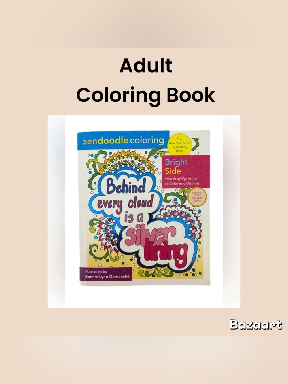 Zendoodle Adult Coloring Book - New!!